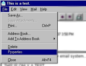 MS Mail headers
