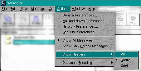 Netscape 3.0 Headers